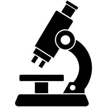 recommend clip art: A electron microscopes for nanoscale silhouette vector icon illustration,microscopes on white background.