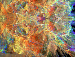 Imaginatory fractal abstract background Image