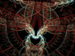 Imaginatory fractal abstract background Image