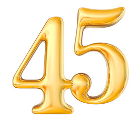 Gold Number 45