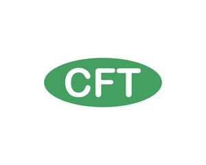 CFT logo design vector template. CFT