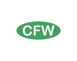 CFW logo design vector template. CFW