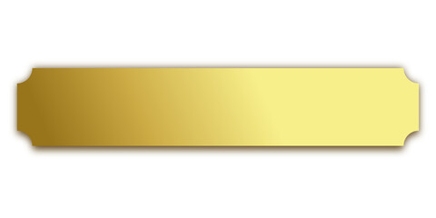 Label Gold Ribbon Sign elements PNG - Elegant and Luxurious tag banner isolate transparent background