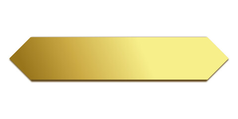 Label Gold Ribbon Sign elements PNG - Elegant and Luxurious tag banner isolate transparent background