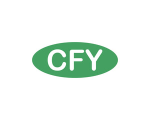 CFY logo design vector template. CFY