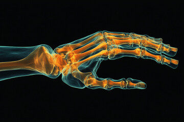 human hand skeleton