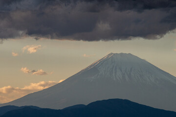 城ヶ島から見える富士山
