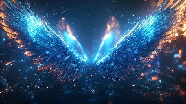 A Majestic Paragon Soaring Through the Celestial Sky with Stars and Clouds, Symbolizing Freedom and Beauty