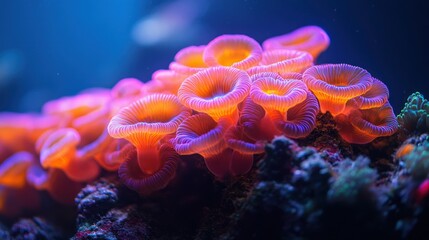 Vibrant Underwater Coral Reef Ecosystem: A Symphony of Color and Life