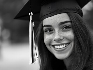 Graduation ceremony attendee