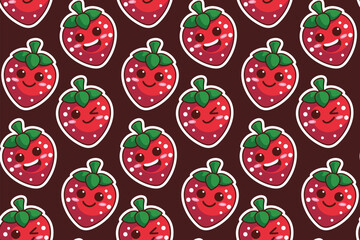 Strawberry Seamless Pattern