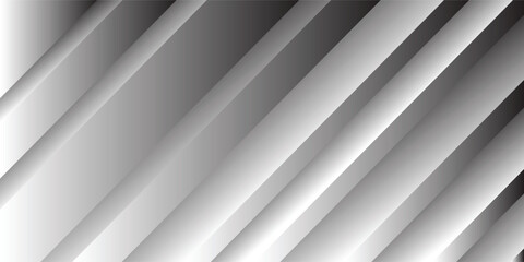 Fototapeta premium Geometric line of black and white Gradient Abstract Background