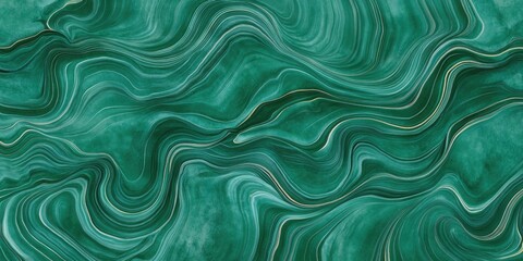 Fototapeta premium Green Marble Surface Close Up