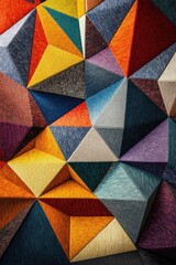 Colorful Fabric Close-Up