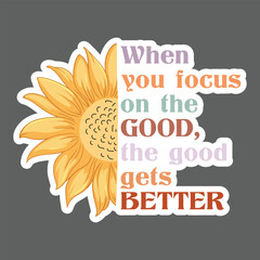 Motivational Quotes Sticker