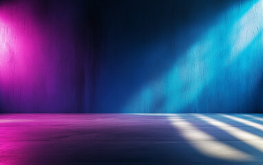 vibrant studio background with gradient of blue and purple hues, creating dynamic atmosphere
