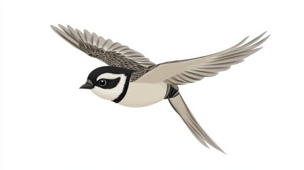 Obraz premium Soaring Bird in Flight Wildlife Nature Ornithology