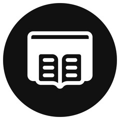 Editable digital, online library vector icon. Online learning, course, tutorial. Part of a big icon set family. Perfect for web and app interfaces, presentations, infographics, etc