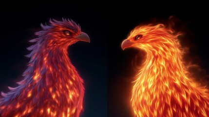 Fiery Phoenix Rebirth Embers to Inferno