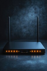 Wireless Router Close-Up