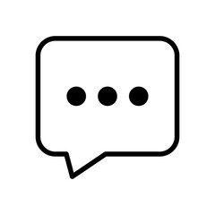 Communication bubble with the word hello Vector illustration.
