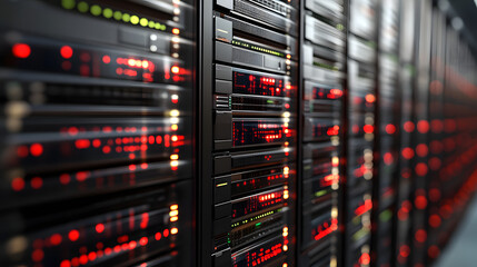 
Abstract technology big data concept. Motion graphic for abstract data center, data flow. Transferring of big data and storage of block chain, server, hi-speed internet. 3D Rendering.