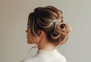 Naklejka premium hair logo