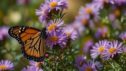 Obraz premium butterfly on flower