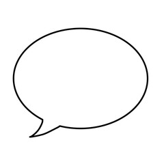 Speech bubbles icon flat icon. Single high quality outline symbol of info for web design or mobile app.