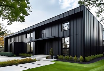 Obraz premium black siding