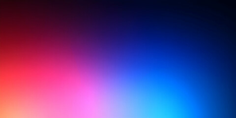 Fototapeta premium Vibrant Color Gradient Background, Hues Transitioning Smoothly from Pink to Blue, Creating a Dynamic and Energetic Visual Effect.