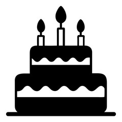 birthday cake illustration