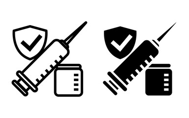 Single medical insurance icon object cartoon, sticker flat vector