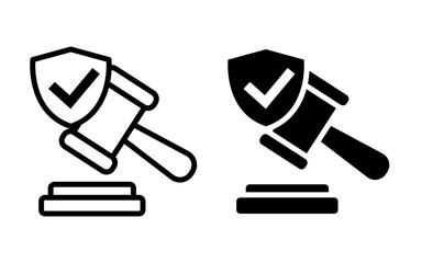 Single  insurance icon object cartoon, sticker flat vector