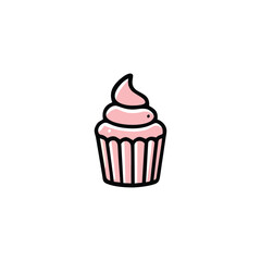 illustration of a cupcake