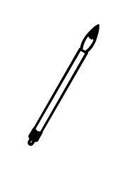 習字の小筆イラスト素材