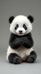 A cute panda