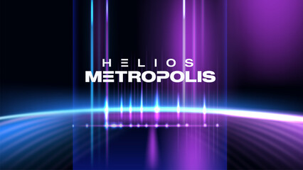 12Futuristic Digital Technology  High-Tech Background Perfect for Tech Events, Conferences, and Exhibitions &ndash; Abstract, Futuristic Design Representing Innovation and Technological Progress