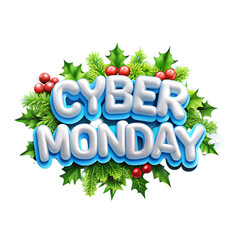 Cyber Monday Text effect