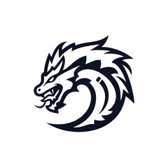 tribal dragon tattoo