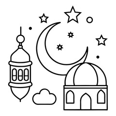 Ramadan Kareem illustration vector art