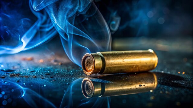 Bullet Casing Forensic Analysis: Gunshot Residue, Smoke Trails, Medium Shot