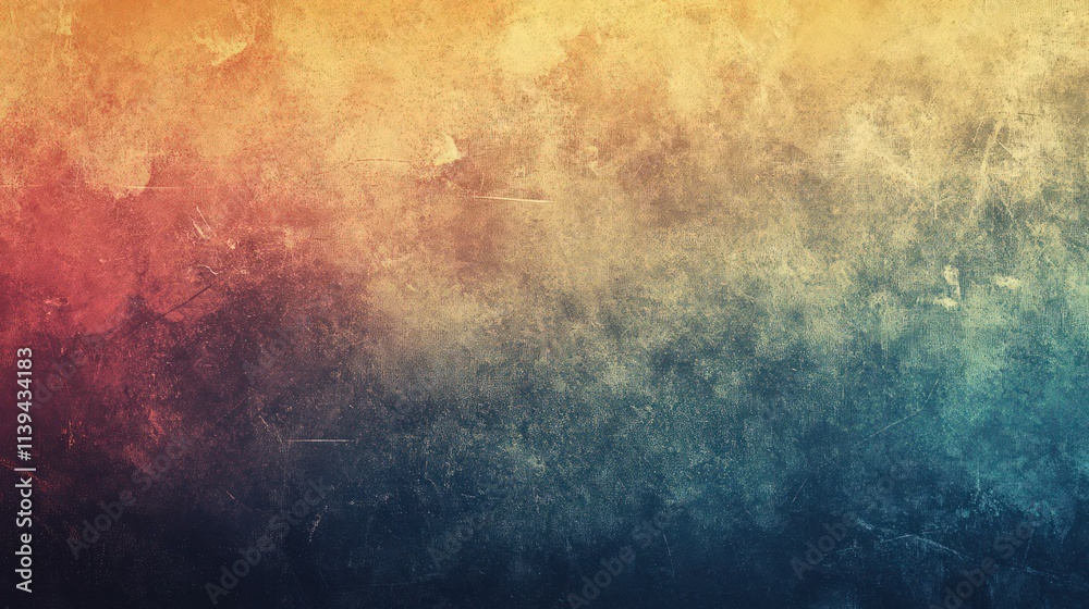 Sticker a textured gradient background with digital noise and grain, creating a nostalgic and vintage vibe r