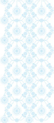 A breathtaking display of floral motifs, meticulously detailed and arranged in a repeating pattern-2