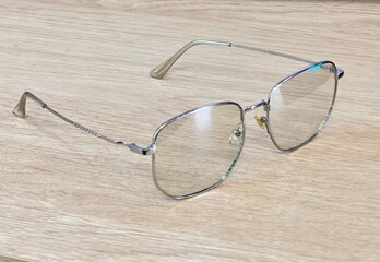 glasses on the table