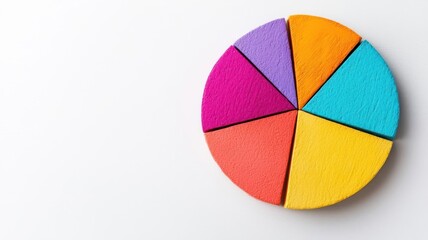 Fototapeta premium economic risk concept. Pie chart depicting the proportion of credit defaults driven by specific economic risk factors, Pie chart of credit defaults and economic risks, Organized and clear