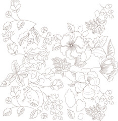 Emerald floral artistry, a testament to meticulous detail and graceful design-2