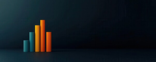economic risk concept. Bar chart comparing the impact of exchange exposure on small versus large economies, Bar chart of exchange exposure by economy size, Bright and analytical