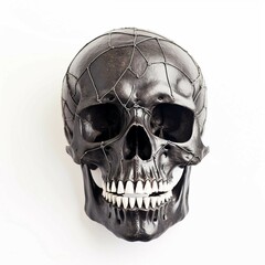 Obraz premium Skeleton prop , Isolated white background, flat lay
