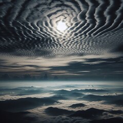 382 Altostratus clouds are mid level clouds composed of water dr